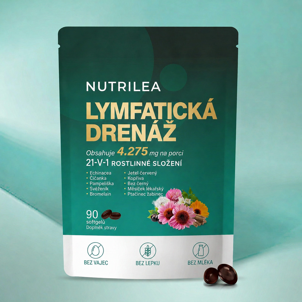 Lymfatická drenáž — kapsle